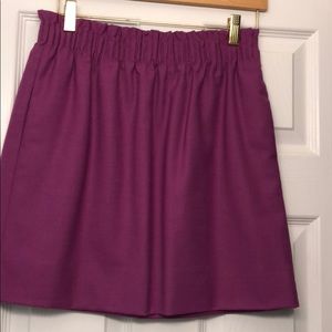 J.Crew Sidewalk Wool Mini skirt with POCKETS sz 4